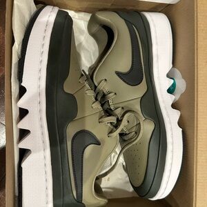 Jordan women’s Olive and Black Sneakers